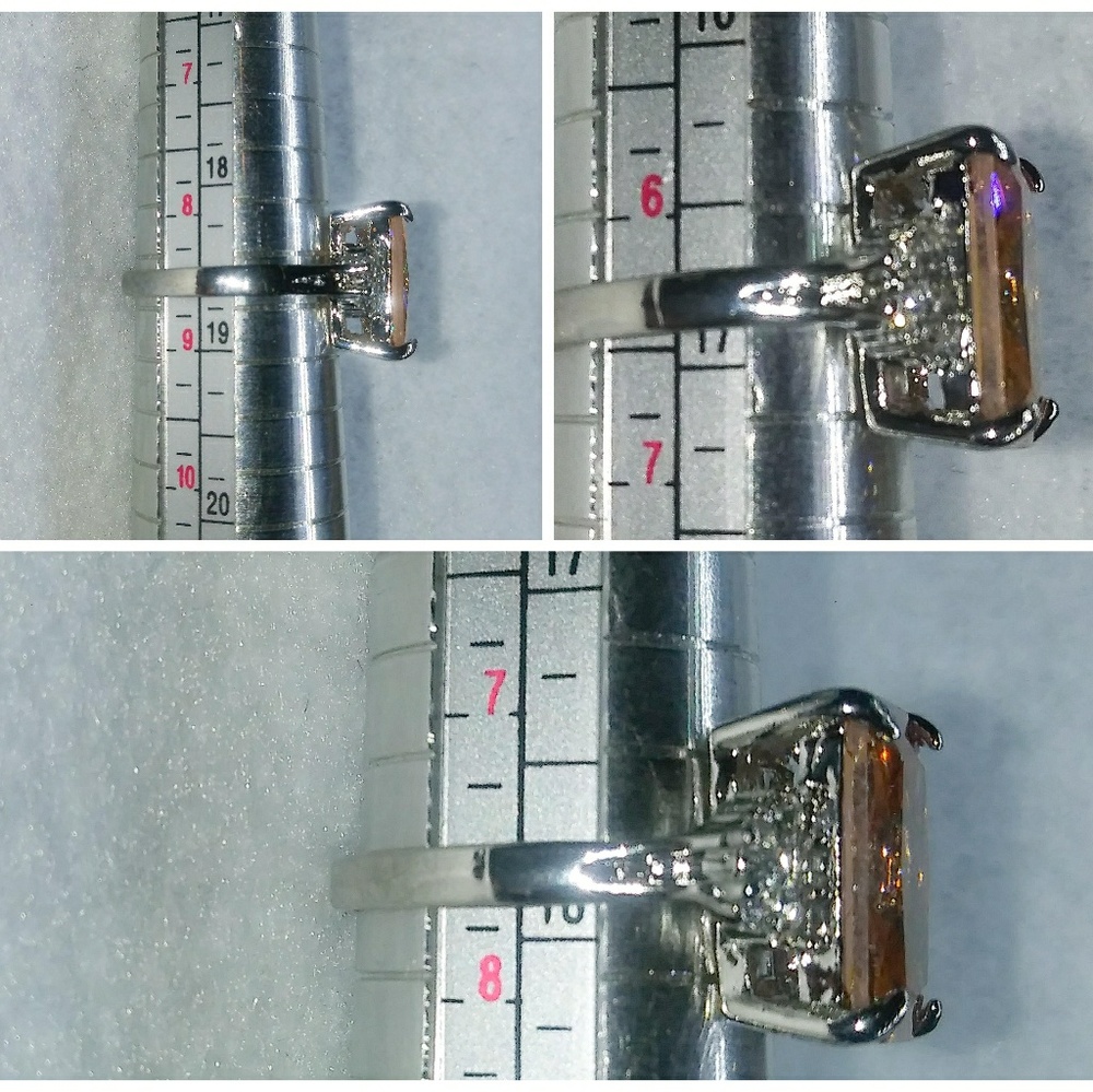 🎀 5.15 CT. Morganite Ring - Picture 5 of 7